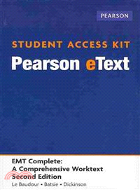 Emt Complete, Pearson Etext Access Card