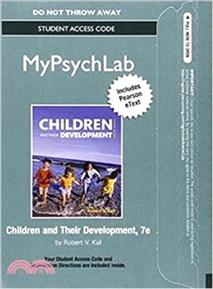 Children and Their Development New Mypsychlab With Pearson Etext Standalone Access Card