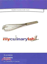 On Cooking a Textbook of Culinary Fundamentals ― 'myculinarylab Student Access Code Card