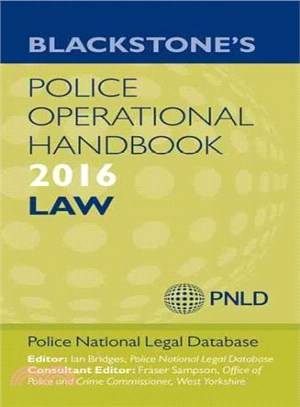 Blackstone's Police Operational Handbook 2016