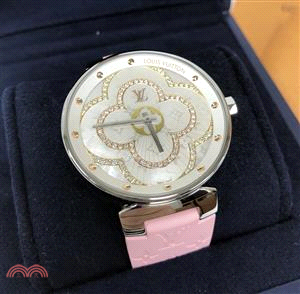 【Louis Vuitton 路易威登】QA021Z Tambour Moon 精鋼錶殼 39.5cm(不含錶帶)