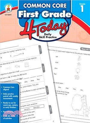 Common Core First Grade 4 Today ― Daily Skill Practice