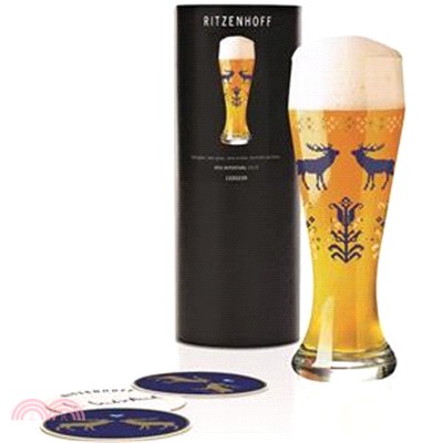【德國RITZENHOFF】小麥胖胖啤酒杯-歡慶麋鹿