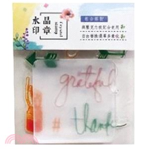 水晶印章含壓克力板-手指款