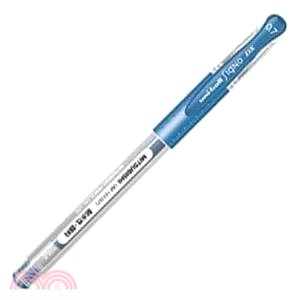 三菱uni Signo DX 0.7鋼珠筆-金屬藍