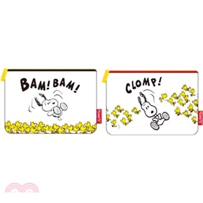 Snoopy 帆布扁筆袋