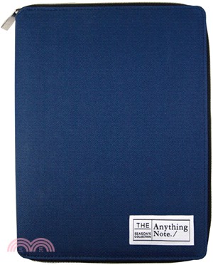 Anything Note 拉鍊萬用手冊25K-藍