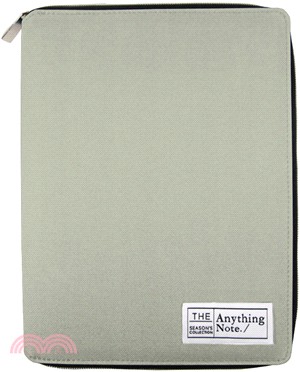 Anything Note 拉鍊萬用手冊25K-灰