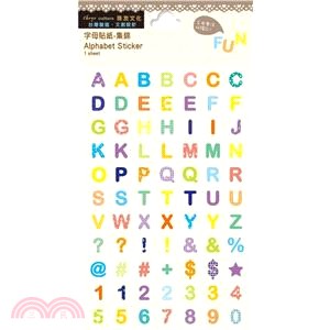 字母貼紙/1入-集錦