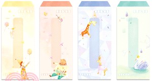 插畫系列 插畫直式信封(5入)