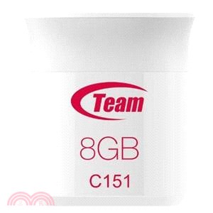 【Team十銓科技】隨身碟USB2.0 8G-白