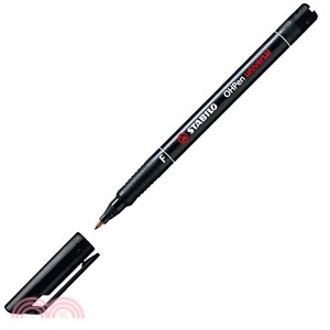 【STABILO】OHPen universal永久性萬用油性筆F 0.7mm-黑色