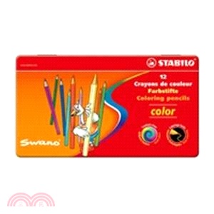 【STABILO】Color系列 六角色鉛筆-12色