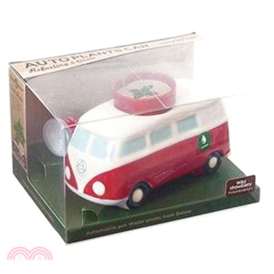 【聖新陶芸】Auto Plants Mini Bus巴士造型種植組-紅(野草莓)