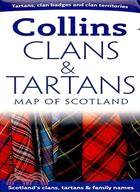 Collins Clans & Tartans Map of Scotland