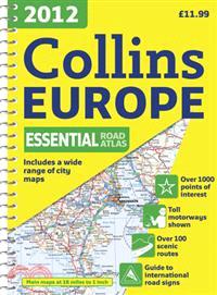 Collins 2012 Essential Road Atlas Europe