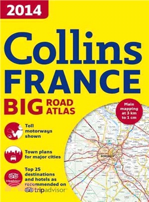 Collins Big Road Atlas of France 2014