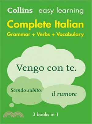 Easy Learning Italian Complete Grammar, Verbs and Vocabulary (3 books in 1) (Collins Easy Learning Italian)