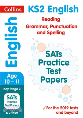 New KS2 SATs English Reading, Grammar, Punctuation and Spelling Practice Papers：For the 2020 Tests