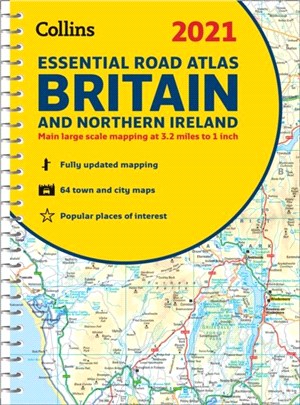 2021 Collins Essential Road Atlas Britain