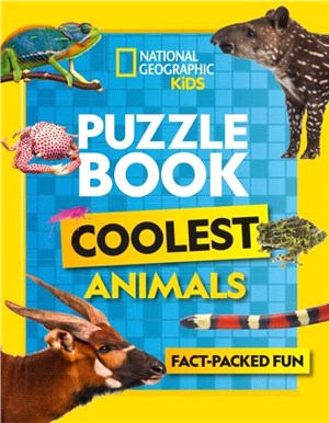 Puzzle Book Coolest Animals：Brain-Tickling Quizzes, Sudokus, Crosswords and Wordsearches