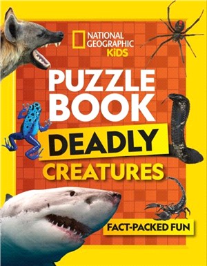 Puzzle Book Deadly Creatures：Brain-Tickling Quizzes, Sudokus, Crosswords and Wordsearches