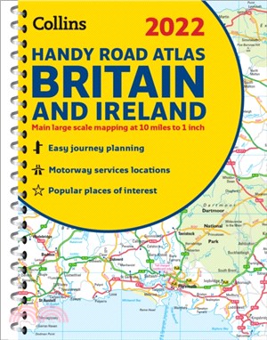 2022 Collins Handy Road Atlas Britain：A5 Spiral