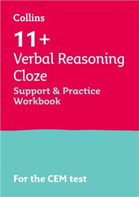 11+ Verbal Reasoning Cloze Support and Practice Workbook：For the Cem 2021 Tests