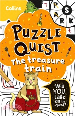 The Treasure Train：Solve More Than 100 Puzzles in This Adventure Story for Kids Aged 7+