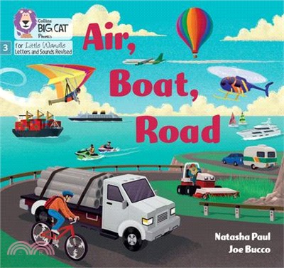 Air, Boat, Road: Phase 3 Set 2 Blending Practice