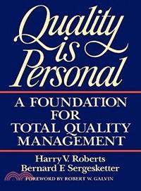 Quality is personal :a found...