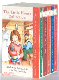 The Little House Collection ─ A Full-Color Collector's Set of the First Five Books: Little House in the Big Woods, Farmer Boy, Little House on the Prairie, On the Banks of Plum Cre