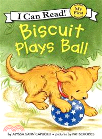 Biscuit plays ball /