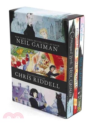 Neil Gaiman/Chris Riddell 3-Book Box Set: Coraline / The Graveyard Book / Fortunately, the Milk