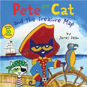 Pete the Cat and the Treasure Map (includes over 30 stickers)(平裝本)