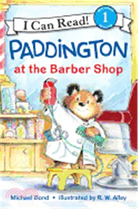 Paddington at the barber sho...