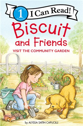 Biscuit and friends visit the community garden /