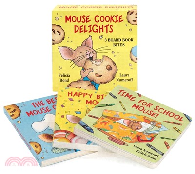 Mouse Cookie Delights - 3 Board Book Bites ― The Best Mouse Cookie / Happy Birthday, Mouse! / Time for School, Mouse!
