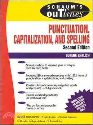 Schaum's Outline of Theory and Problems of Punctuation, Capitalization, and Spelling