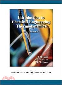 Introduction to Chemical Engineering Thermodynamics 7/e /Smith