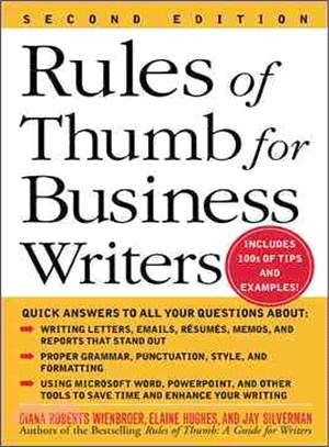 RULES OF THUMB FOR BUSINESS WRITERS | 拾書所