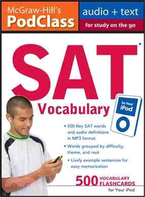 McGraw-Hill's PodClass SAT Vocabulary for your iPod—500 Vocabulary Flashcards