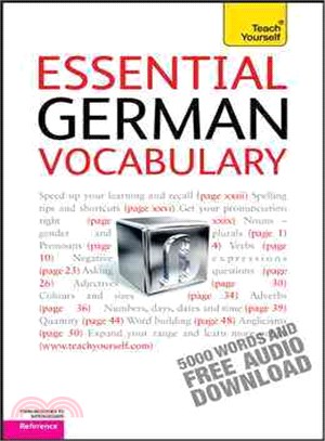 ESSENTIAL GERMAN VOCABULARY: A TEACH YOU