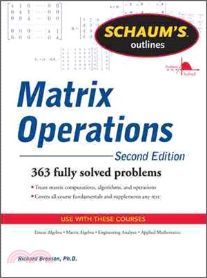 Schaum's Outlines of Matrix Operations