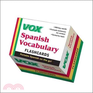 VOX SPANISH VOCABULARY FLASHCARDS