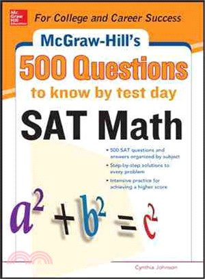 Mcgraw-hill's Sat Math ─ 500 Questions to Know by Test Day