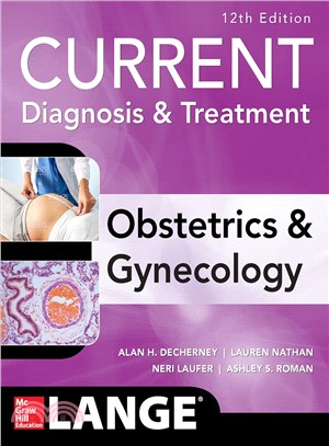 Current Diagnosis & Treatment Obstetrics & Gynecology