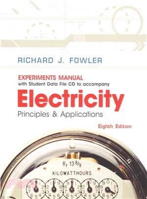 Electricity Experiments Manual + Student Data Cd-rom ― Principles and Applications