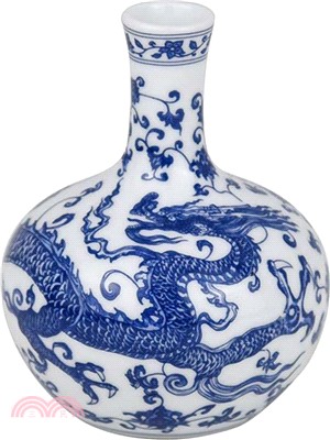 故宮青花龍紋天球瓶(中)