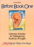 Before Book One: Listening Activities for Prebeginning Students of English